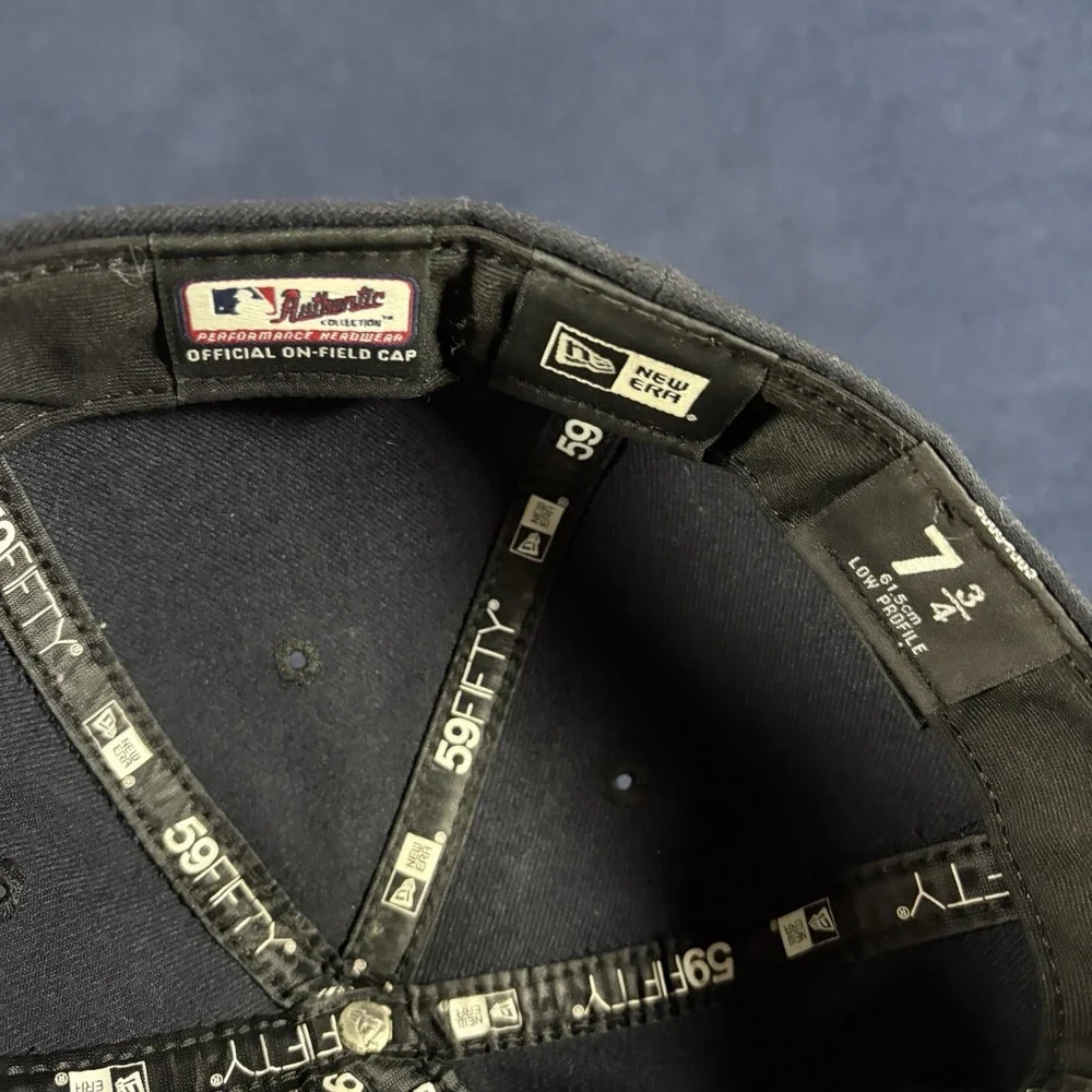 New York Yankees New Era 59FIFTY LOW PROFILE Fitted Hat Cap Sz 7 3/4